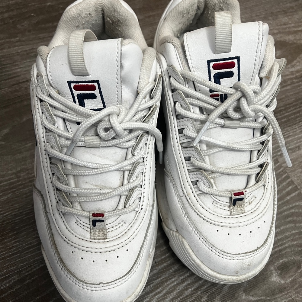 Fila White Athletic Shoes